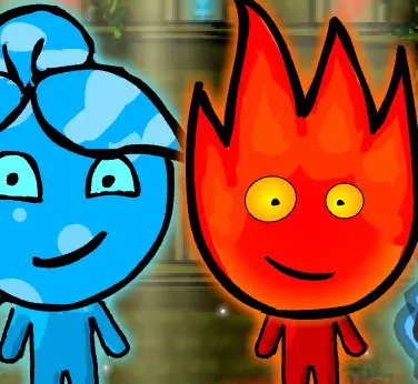 Angry Ice Girl and Fire Boy