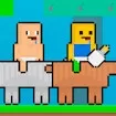 Baby Noob vs Baby Obby Horse