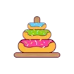 Donuts of Hanoi
