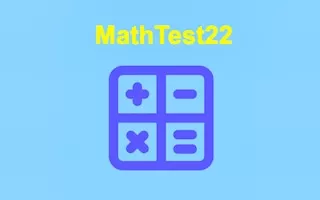 MathTest22