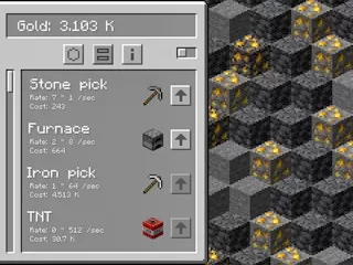 Minecraft Gold Clicker