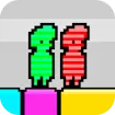 Red and Green Rainbow