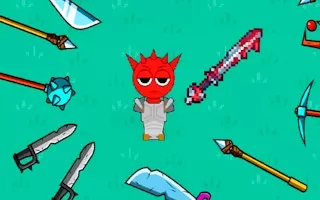Red Sprunki with a Sword